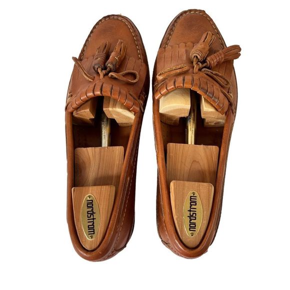 JOHNSTON & MURPHY Passport Tassel Loafers in Brown Men's 10M  Y-04 - Picture 7 of 14